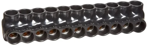 Miniatura 39 de Morris Productos 97643 Conector multi-cable, aislado, entrada dual, negro, 3 puertos, 250 - 6 rango de cables, 5/16" Allen Hex 3 Puertos, 250 - 6