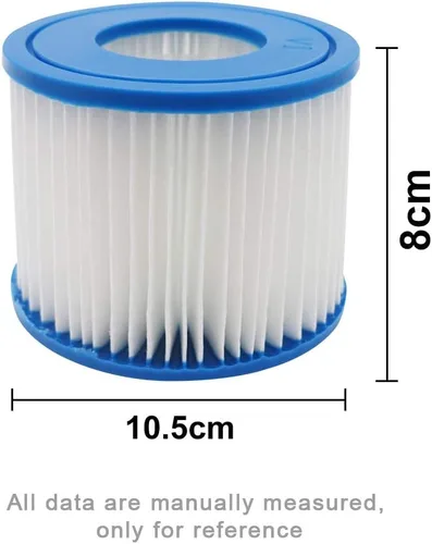 Miniatura 5 de 6 piezas de repuesto tipo VI cartucho de filtro para bañera de hidromasaje Coleman SaluSpa 90352E, 58323 58323, compatible con bomba de piscina