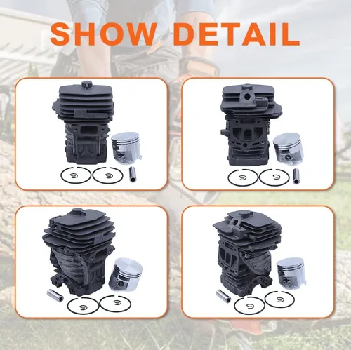 Miniatura 5 de 1143 020 1207, kit de cilindro de 1.732 in, para Stihl MS251 para pieza de motosierra