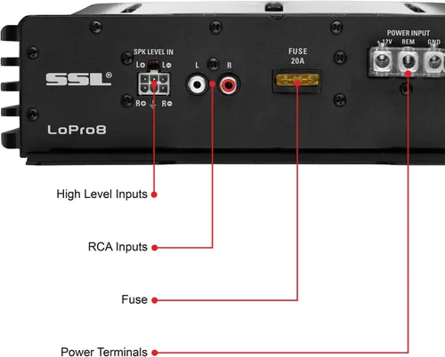Miniatura 4 de SSL LOPRO8 - sistema de subwoofer amplificado de 8 pulgadas., 8", Negro
