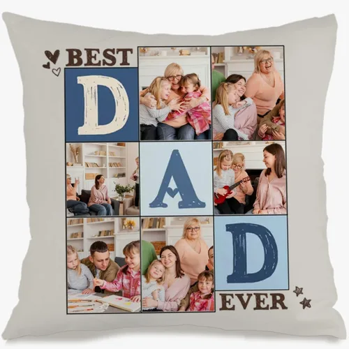 Miniatura 33 de Custom 6 Photo Throw Pillow Cover with Text for Mom, Cozy Cushion Ideal as a Thoughtful Gift for Family Mother’s Day Holidays or Special Occasions 6