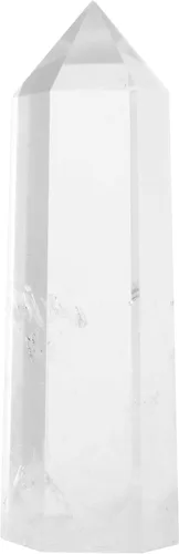 Miniatura 9 de Luckeeper Varitas de cristal curativo Obsidiana negra de 2 pulgadas 6 terapias de meditación de chakras de Reiki facetadas