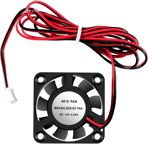 Miniatura 6 de UMLIFE Ventilador de enfriamiento de impresora 3D de 1.575 in x 1.575 in x 0.394 in, ventilador de ventilador de rodamiento de aceite DC 12V