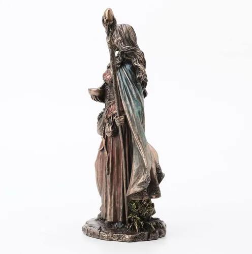 Miniatura 8 de Veronese Design Estatua de resina Eir La Valquiria de la Protección con acabado de bronce fundido de 24,1 cm