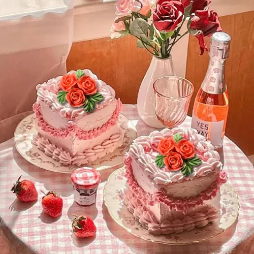 Miniatura 9 de Molde de silicona de 6 cavidades para decoración de pasteles, para boda, día de San Valentín, fiesta de cumpleaños, aniversario, decoración