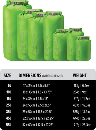 Miniatura 4 de NRS Bolsa seca Tuff Sack - Bolsa de almacenamiento impermeable Verde