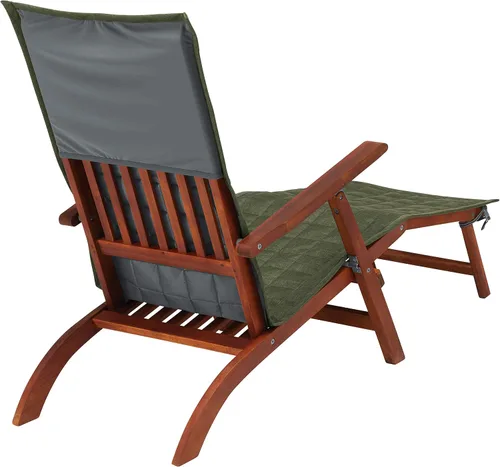 Miniatura 7 de Classic Accessories Montlake - Funda para tumbona de vapor de patio de 69 pulgadas, resistente al agua, helecho jaspeado, fundas para muebles