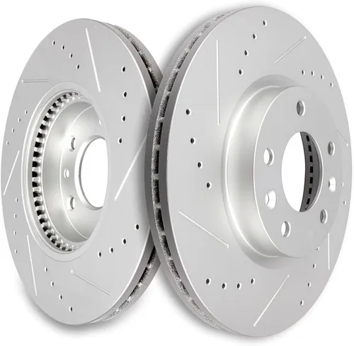 Miniatura 39 de SCITOO Rotores de freno traseros, 2 kits de frenos para Acura Integra 1990-2001, Honda Civic 1992-1995 1999-2000, para Civic del Sol 1993-1997, CRX