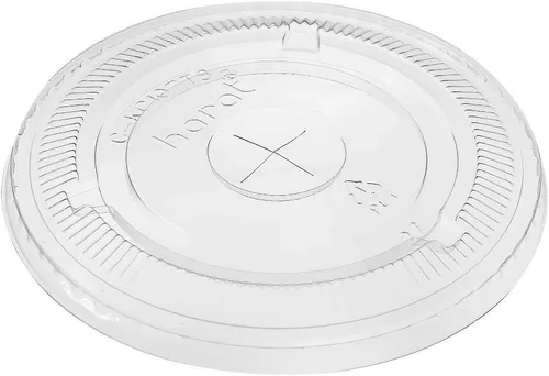 Miniatura 2 de Karat C-KCL1045 Tapa plana de PET, se adapta a 32 oz 4.114 in de diámetro PP/Paper Cold Cup (paquete de 600)