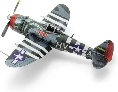 Miniatura 4 de Kit de modelo de metal 3D P-47 Thunderbolt de Metal Earth Fascinations