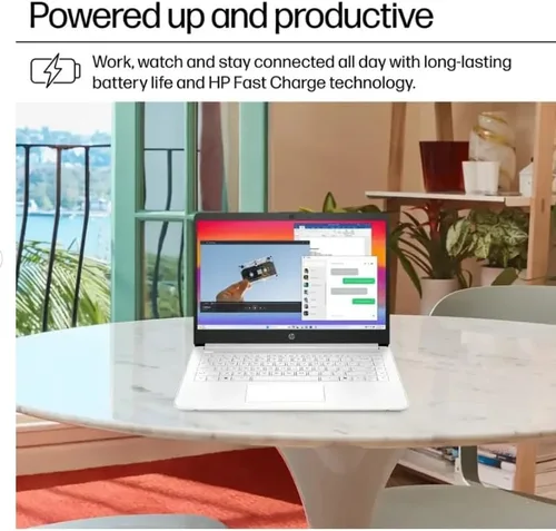 Miniatura 7 de HP 2025 Laptop estudiantil de 14 pulgadas, pantalla HD, Intel Celeron N4500, RAM 4G, 64 GB eMMC, WiFi 6, 1 año Office 365, Windows 11 Home, plata