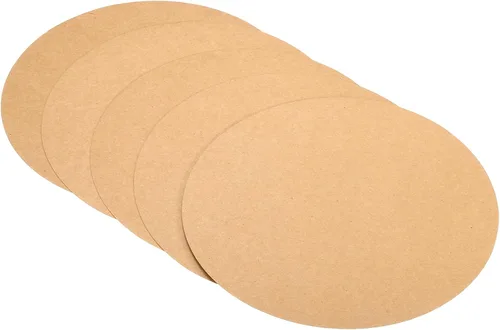 Miniatura 19 de PATIKIL Papel de cartón redondo de 5.9 pulgadas, 25 unidades de círculos de disco en blanco para decoración de fiestas, manualidades, manualidades