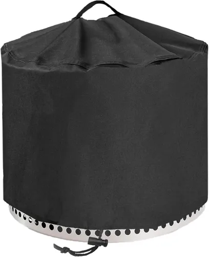 Miniatura 9 de Funda rectangular para mesa de fogata de gas propano de 44x28x24 pulgadas, impermeable de servicio pesado 600D, funda rectangular para chimenea