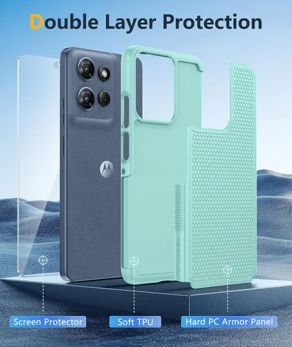 Miniatura 431 de FNTCASE Funda para iPhone 17 Pro: Fundas delgadas translúcidas de color azul claro compatibles con MagSafe, protección completa de la cámara
