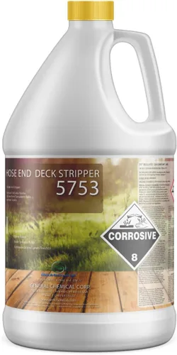 DeckGeneral 5753 Decapador de cubierta que elimina manchas, acabados, recubrimientos, selladores y pintura, aplicación fácil y simple, funciona en