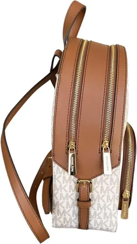 Miniatura 5 de Michael Kors Jaycee - Mochila con logotipo mediano, Vainilla, Mochila