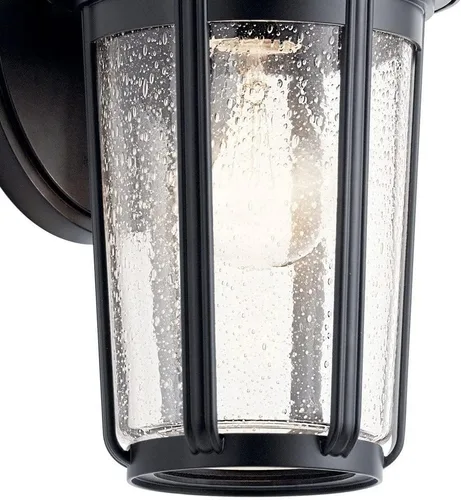 Miniatura 3 de Kichler Lighting Fairfield - Lámpara de pared (11 pulgadas, 1 luz), color negro