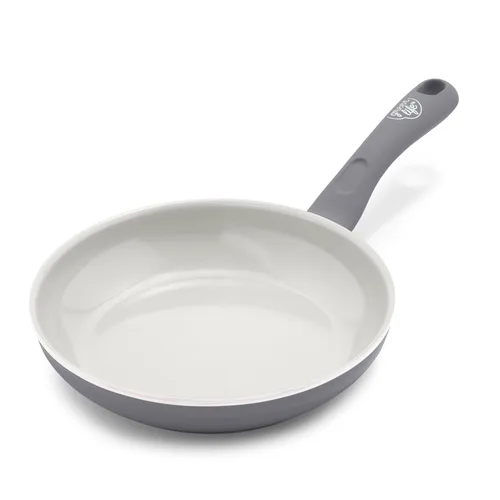 GreenLife Soft Grip - Sartén antiadherente de cerámica saludable de 8 pulgadas, sin PFAS ni PFOA, apta para lavavajillas, sartén para tortilla de