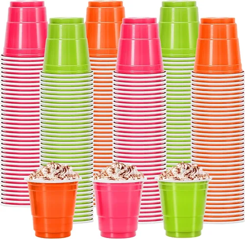 Miniatura 8 de Whaline 150 vasos de chupito de plástico patrióticos de 2 onzas para el 4 de julio, desechables, pequeños, rojo, blanco, azul, para fiesta de 250