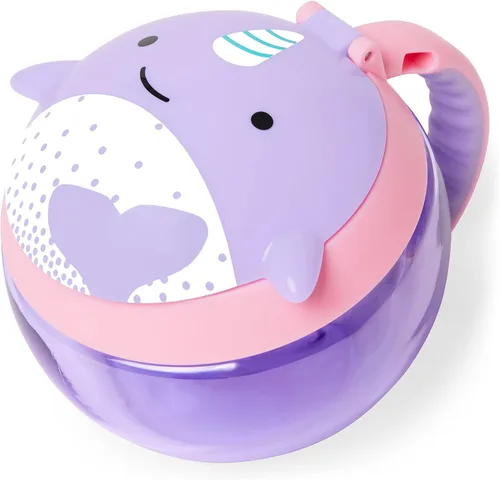Miniatura 13 de Skip Hop Recipiente para bocadillos de bebé, taza de aperitivos para la hora de la comida, perro