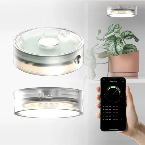 Miniatura 10 de ONF Mist O Shelf - Luz magnética LED colorida para promover el crecimiento de plantas de interior, puerto tipo C adaptable para decoración