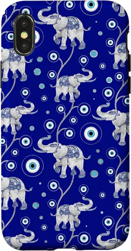 Miniatura 5 de Funda con dije de elefante de mala suerte para iPhone 17