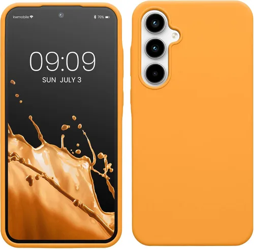 Miniatura 108 de kwmobile Funda Compatible con Samsung Galaxy A14 5G - Funda de teléfono de TPU y silicona con acabado suave - Verde Lima