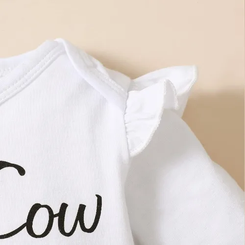 Miniatura 5 de Traje de primer cumpleaños para niña - Holy Cow I'm One