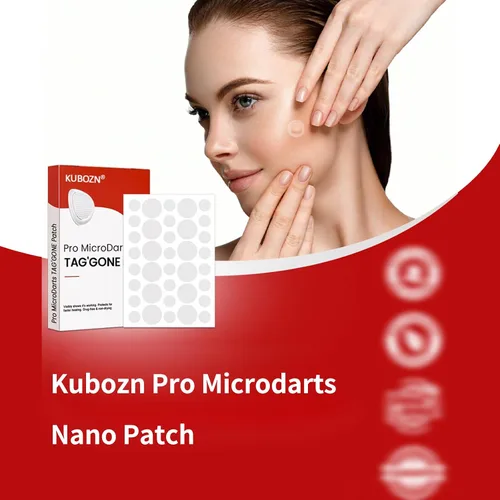 Miniatura 4 de KUBOZN Pro MicroDardos Patch, hidrocoloide con ácido salicílico, 144 unidades, cubierta invisible contra manchas (1 caja)
