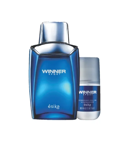 Esika L'Bel Winner Sport Eau de Toilette para hombre y juego de desodorante antitranspirante deportivo Winner
