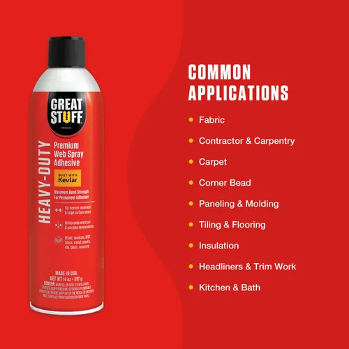 Miniatura 4 de Great Stuff™ Adhesivo Web Heavy-Duty - 14 oz - Aerosol