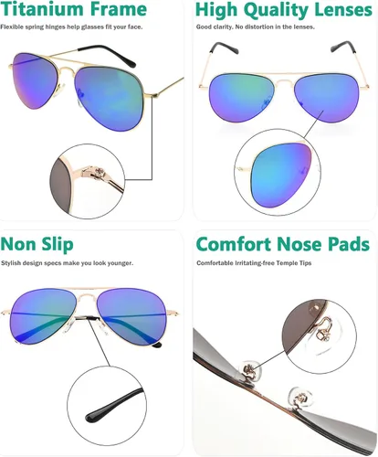 Miniatura 34 de Eyekepper Gafas de sol piloto para niños de 3 a 10 años