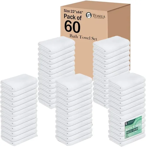 Miniatura 10 de Paquete de 6 toallas de baño negras (paquete de 6, 30 pulgadas de ancho x 60 pulgadas de largo, 30 pulgadas de ancho x 60 pulgadas de largo), toalla