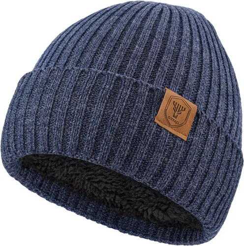 Miniatura 12 de OZERO Gorro de Punto de Invierno, Gorro Térmico Grueso de Forro Polar para Hombres y Mujeres