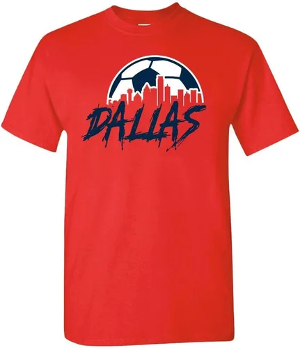 Miniatura 7 de Xtreme Apparrel Camiseta Team City Skyline para los aficionados al fútbol New York - Camisa azul marino