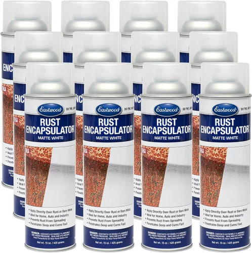Miniatura 21 de Eastwood Spray para eliminar óxido con acabado mate texturizado Aerosol previene la corrosión del óxido, fórmula fortificada con epoxi y baja