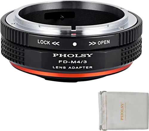 Miniatura 11 de PHOLSY Adaptador de montaje de lente PK a MFT compatible con lente de montaje Pentax K PK a Micro Cuatro Tercios (M4/3 Micro 4/3) Cuerpo de cámara