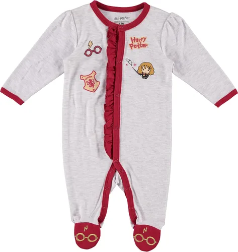 Harry Potter Baby Girls Long-Sleeve Plush Polar Fleece Bodysuit Pajamas - Baby Girl Clothes Prints