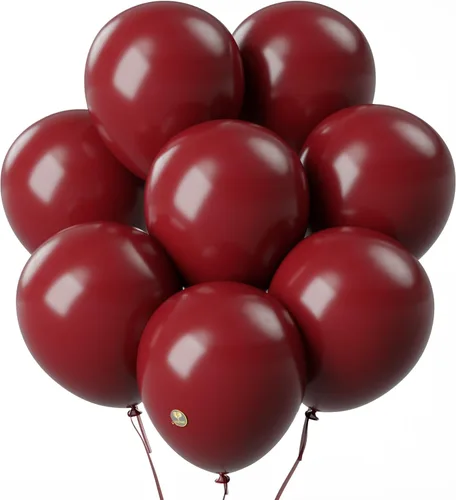 Miniatura 10 de AFTERLOON® - Globos de látex de goma natural de alta calidad, 50 unidades, color azul claro de 10 pulgadas, color mate, duradero, grueso, extra