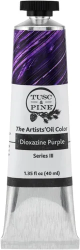 Miniatura 14 de Tusc & Pine Pintura al óleo Artist – Alizarin Crimson, 1.4 fl oz, sin amarilleo, consistencia rica y cremosa, carga máxima de pigmento, pinturas al