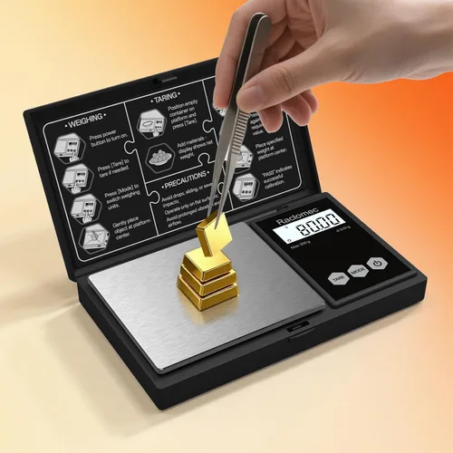 Miniatura 3 de Digital Gram Scale 200g x 0.01g Jewelry Scale, Gram, Ounce, Carat, Grain, for Food, Ingredients, Gemstone, Gold Coin, Spice, Medicine and Powder