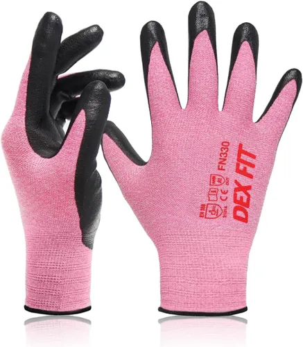 Miniatura 10 de DEX FIT Nitrile Work Gloves FN330,Stretch Fit, Touchscreen, Power Grip in Wet & Oily Conditions, Men & Women