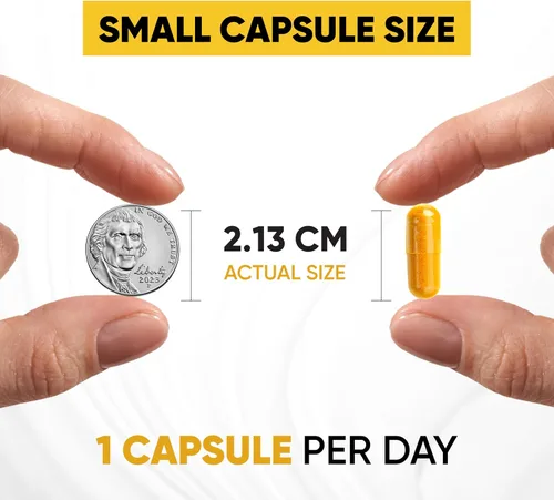 Miniatura 4 de Sandhu's Complejo de curcumina C3 con BioPerine 60 cápsulas Sin OMG Alta absorción de raíz de cúrcuma