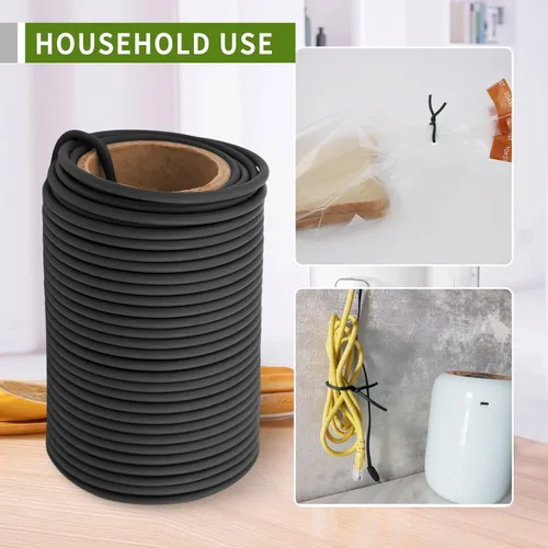 Miniatura 6 de Brida de alambre flexible para jardín, lazos para plantas de giro suave, soporte para plantas para apoyar y fijar ramas de plantación de jardín
