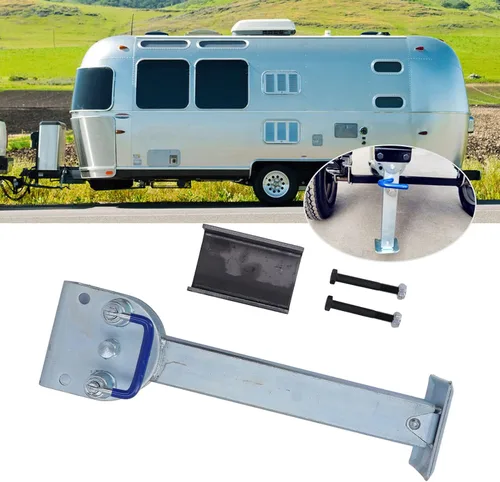 Miniatura 9 de Remolque, pata de caída de remolque, universal, resistente, galvanizado, de alta resistencia, fácil montaje para autocaravana, caravana, accesorios