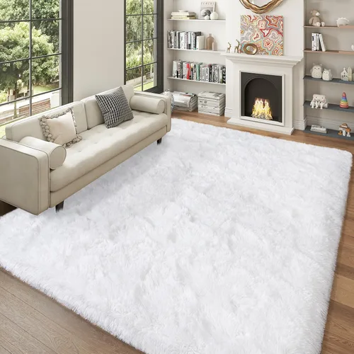 Miniatura 22 de Dssimo - Alfombra superesponjosa para la habitación, alfombra de área moderna, pequeña, suave y acogedora de felpa para niños, niñas y adolescentes