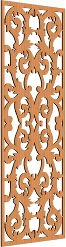 Miniatura 187 de Meadville Paneles decorativos de pared de madera con calado, 9 3/8 pulgadas de ancho x 24 3/8 pulgadas de alto x 1/4 de alto, aliso
