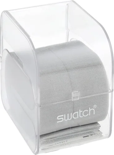 Miniatura 5 de Swatch Flexipink LP144B - Reloj de pulsera de acero inoxidable con esfera plateada brillante