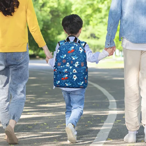 Miniatura 80 de CAMTOP - Conjunto de mochila y lonchera con estampados divertidos para niños de preescolar y primaria), Y0058-2