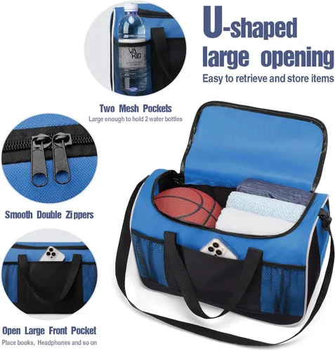 Miniatura 4 de Bolsa de lona, 17 pulgadas BuyAgain, pequeña bolsa de deporte de lona